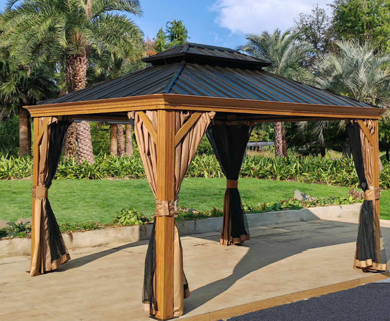 12x16ft duplex tectum gazebo