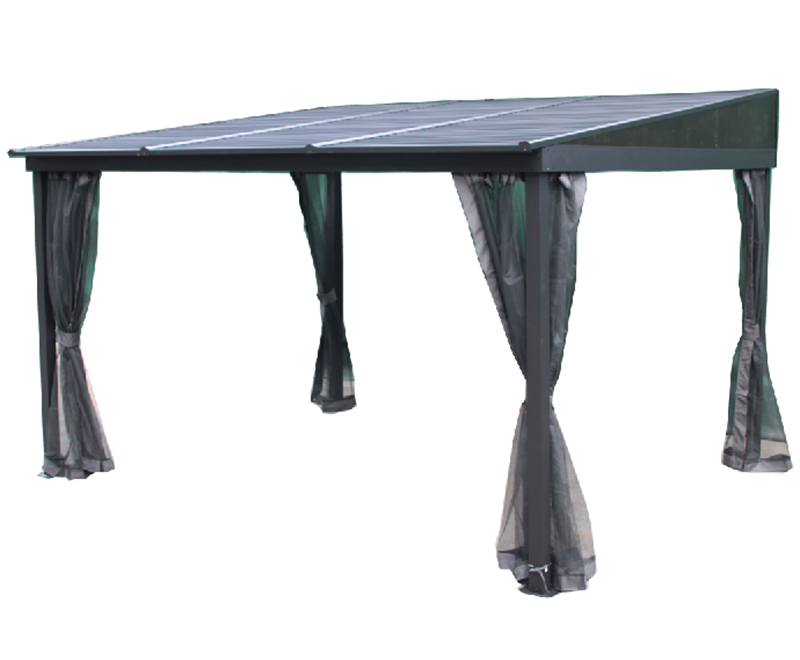 3x3.6m Iron Plate Roof Wall-inenarrabilia sol effudit